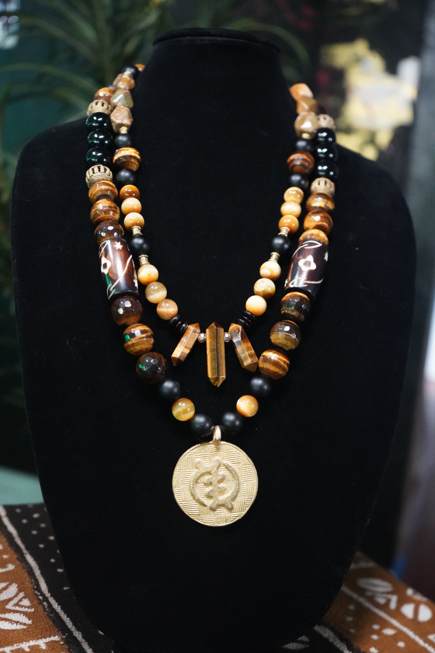 Tiger eye Gye Nyame 1of 1