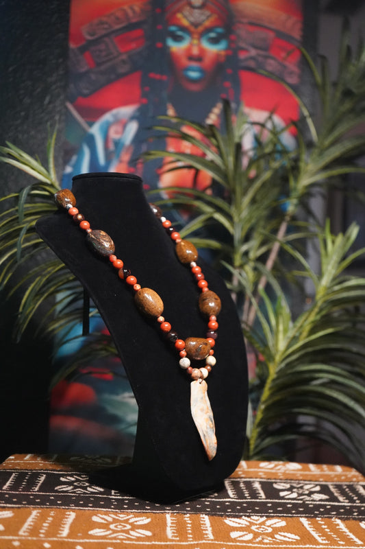 Bronzite Crystal Necklace