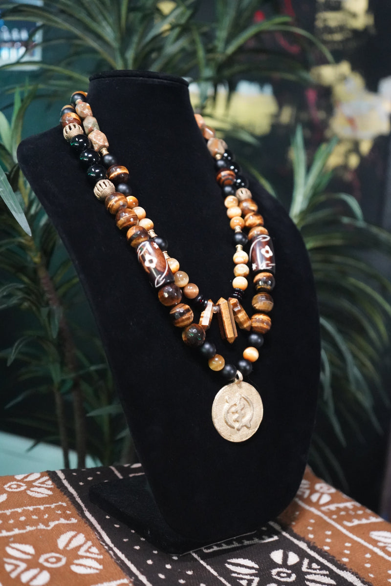 Tiger eye Gye Nyame  1of 1